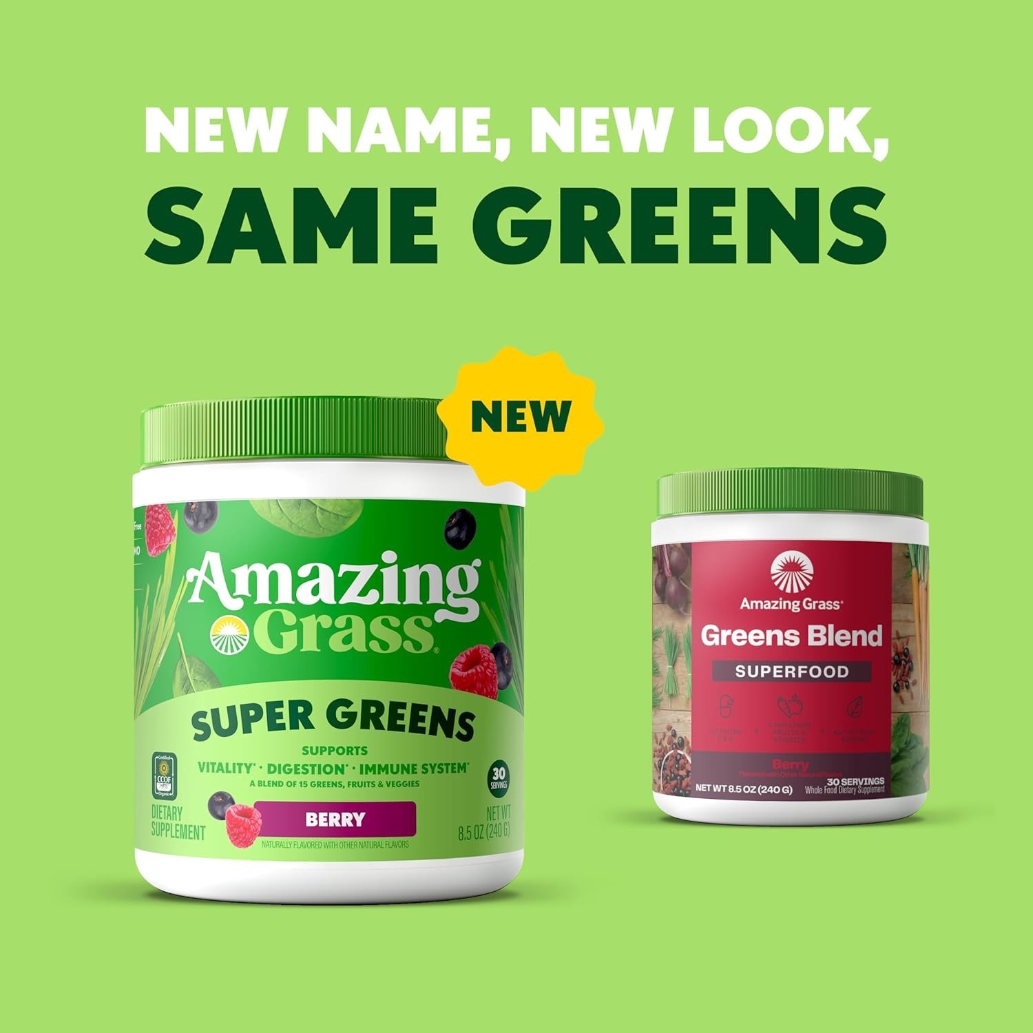 Amazing Grass Sweet Berry ORAC Greens Antioxidant Organic Superfood 30 Serv