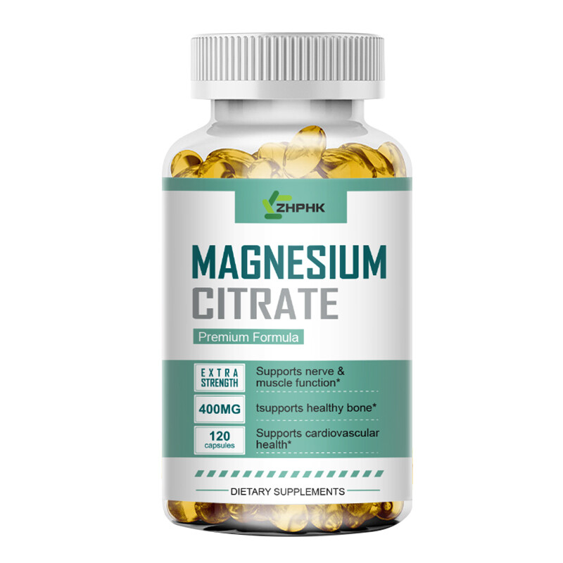 3×120pcs Magnesium Citrate High Absorption – Constipation Relief & Nerve Health