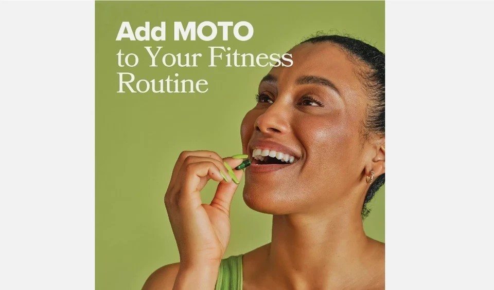 O Positiv Moto Women’s Metabolism Support Energy&Curb Craving Vegan 60 Cap NEW