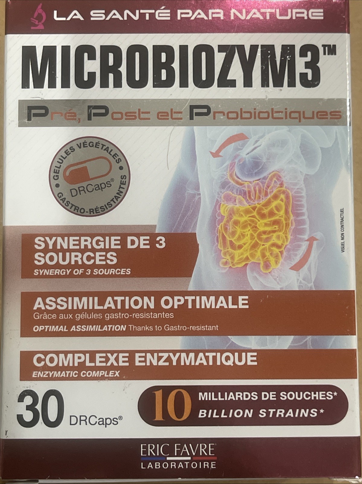 ERIC FAVRE PROBIOTICS FOR WOMEN DIGESTIVE HEALTH-TRIPLE ACTION WITH PREBIOTICS