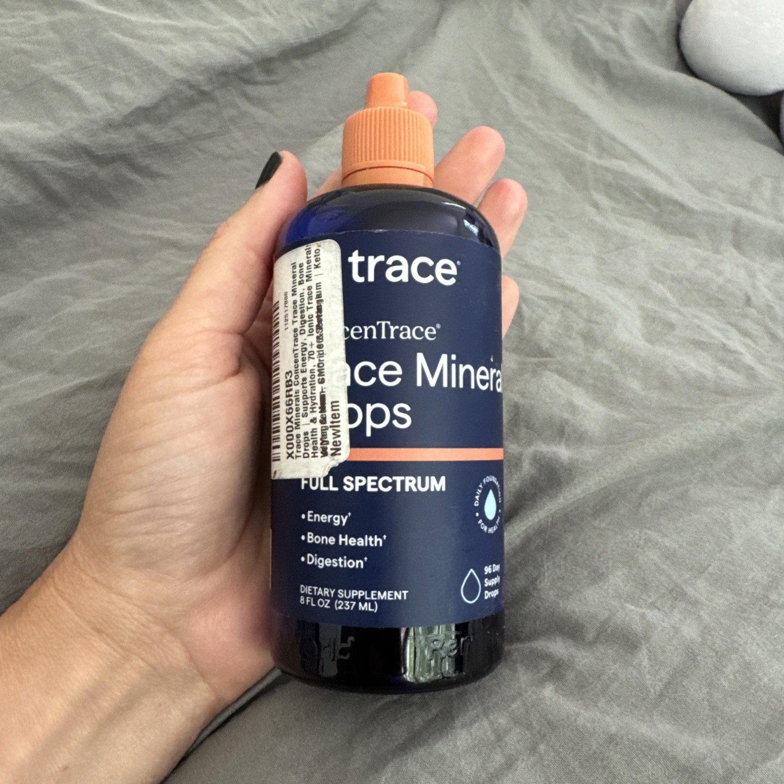 ConcenTrace Trace Mineral Drops | FULL Spectrum – 96 day supply 8 oz BRAND NEW