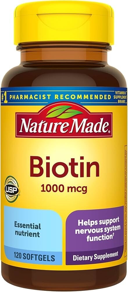 Nature Made Biotin 1000 mcg 120 softgels