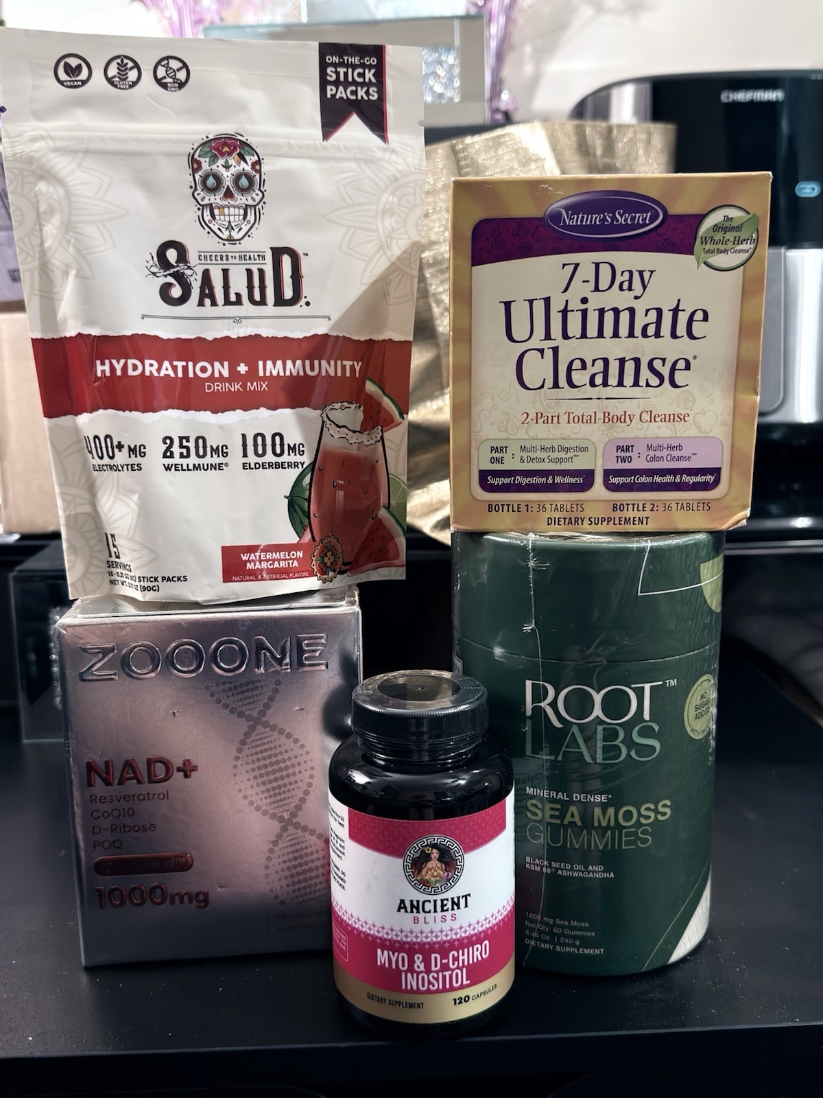 Hydration Anti-Aging Wellness Supplement Bundle Lot