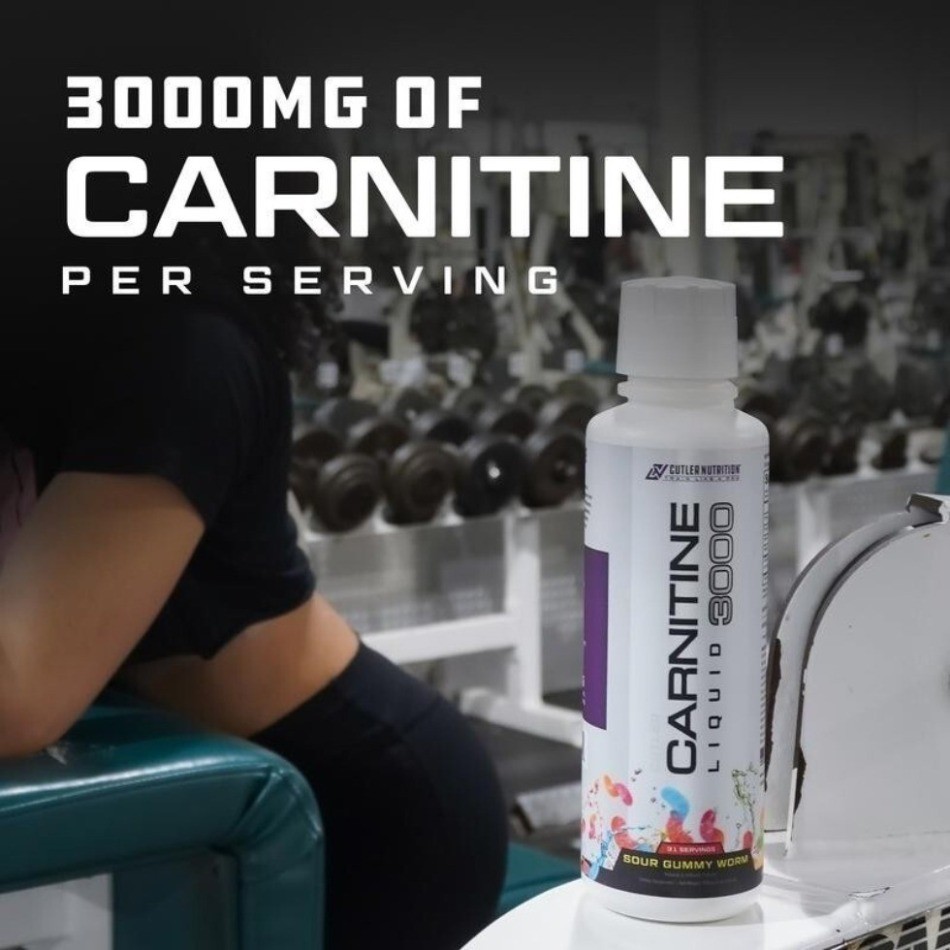 Cutler Nutrition Liquid Carnitine 3000mg Sour Candy 31 Servings various flavors