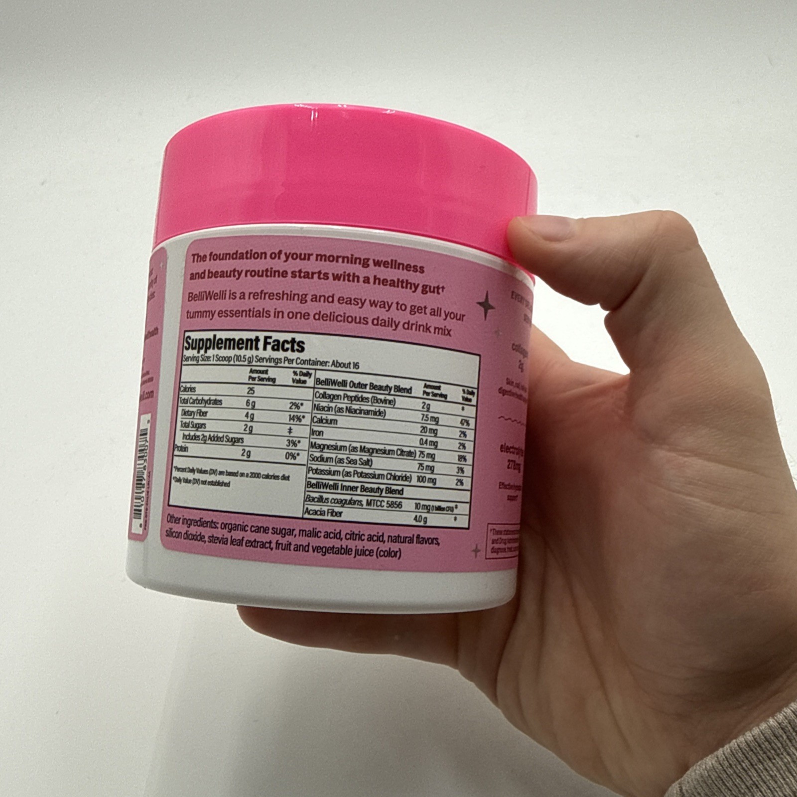 Belli Welli Fiber Supplement for Women&Men, Premium Daily Fiber Powder from O…