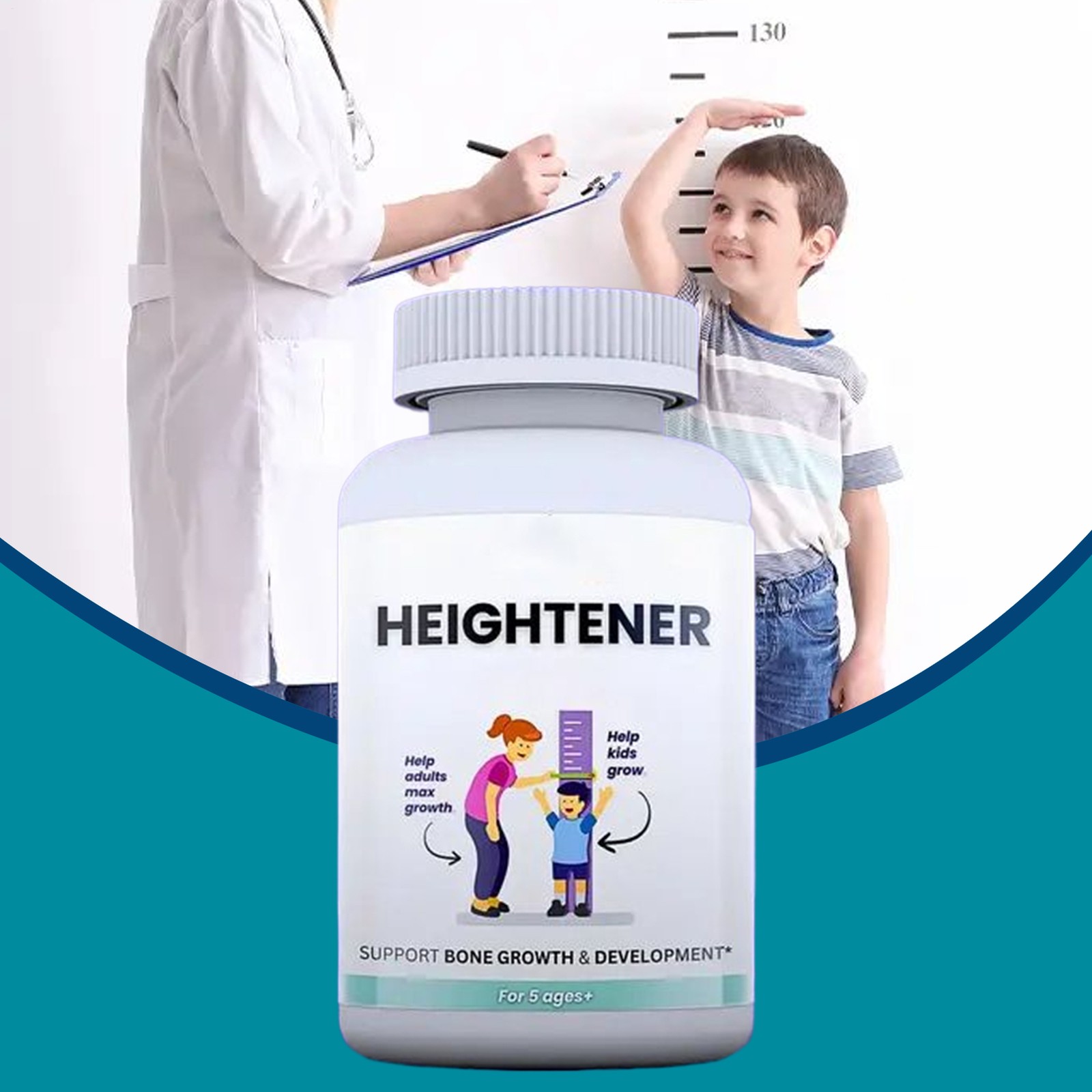 Natural Height Growth Supplement for Kids, Teens and Adults Support Bone Growth