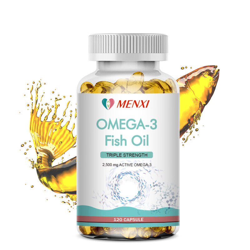 Triple Strength Omega 3 Fish Oil Supplement 3600 mg – EPA & DHA Fish Oil Omega 3