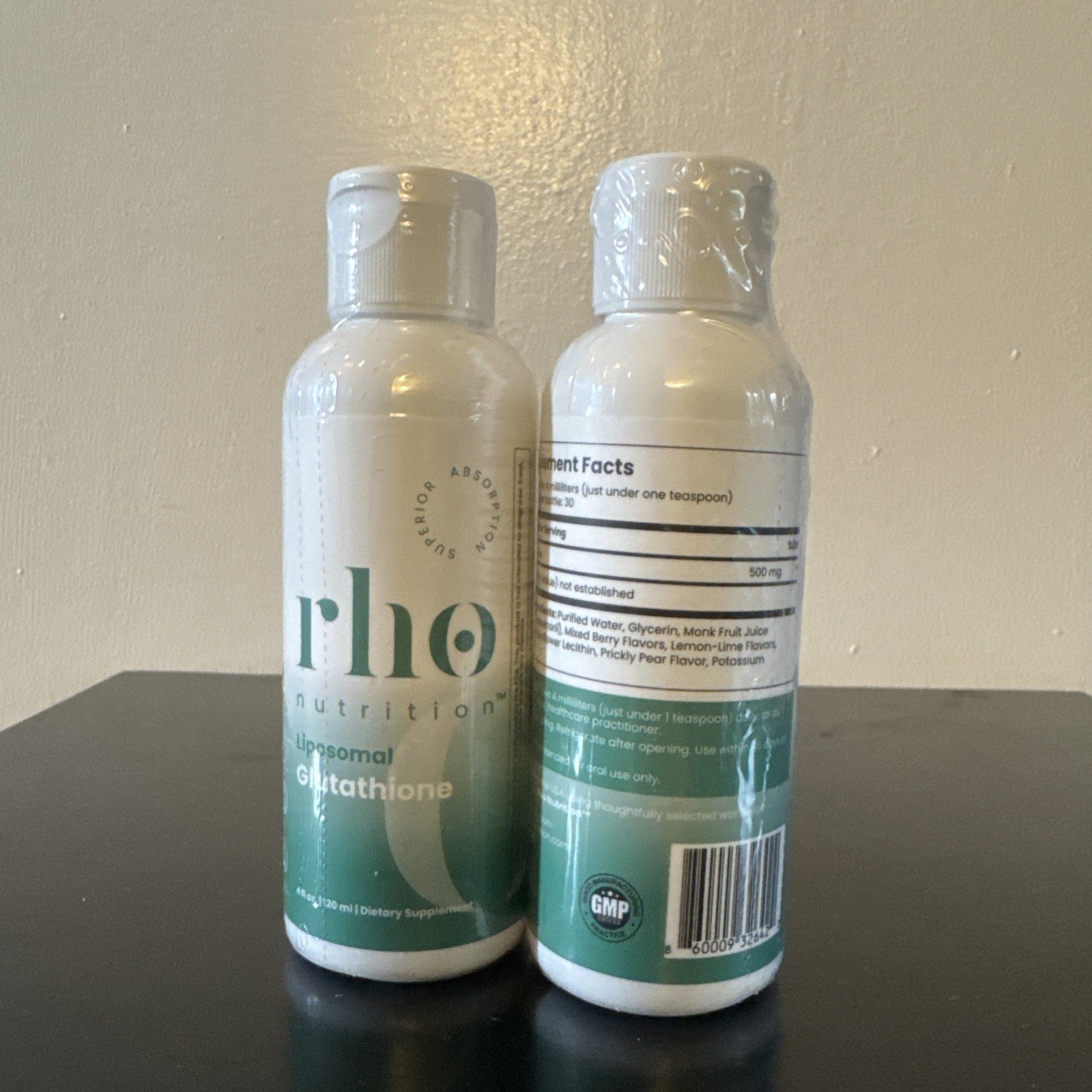 Rho Nutrition Liposomal Glutathione 8FL OZ… (2 Bottles of 4FL OZ each)