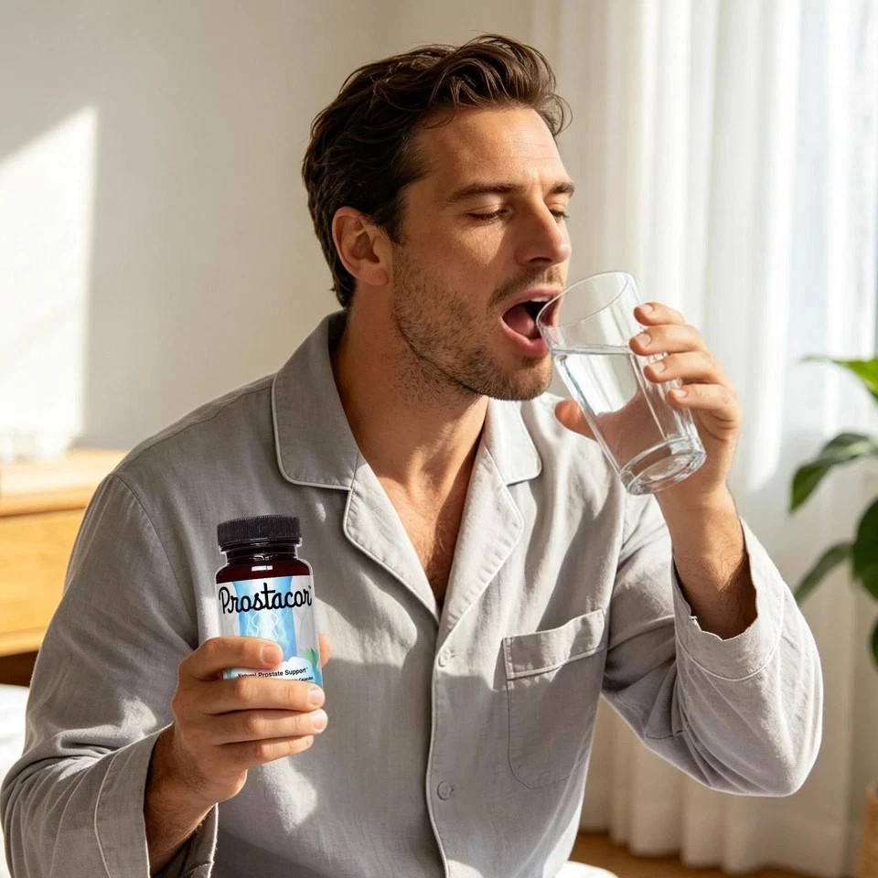 Prostacor Natural Prostate Support Formula | Non-GMO | Gluten Free | 30 Veg Caps