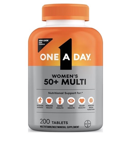 One A Day Multivitamin for Women 50 and Over Tablets, Womens Multivitamin 50 plu