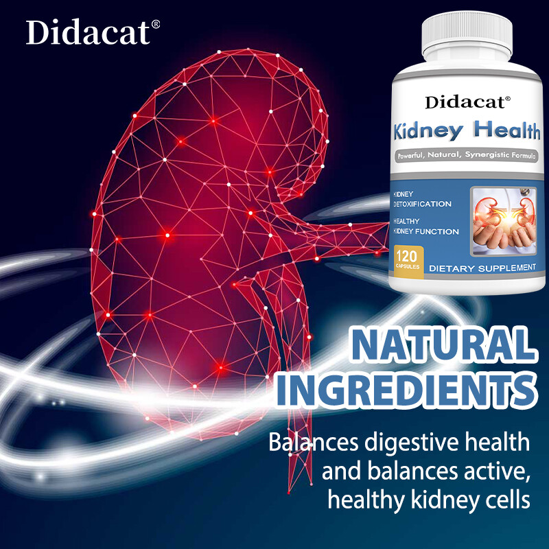 Kidney Health Capsules Cleanse Support Detox Natural Supplement High Quality