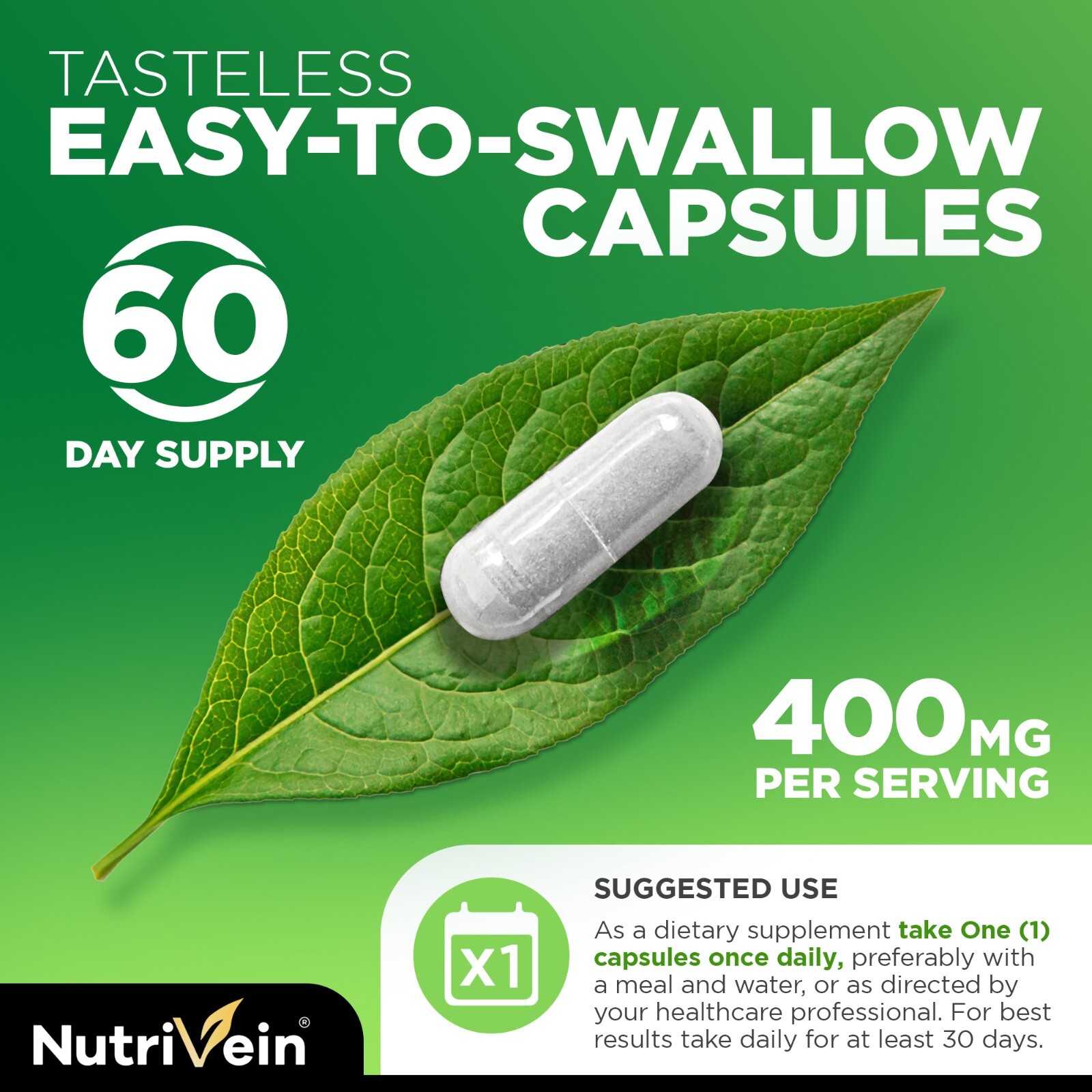 Nutrivein DIM Supplement 400mg – Menopause, PCOS, Estrogen Metabolism & Balance