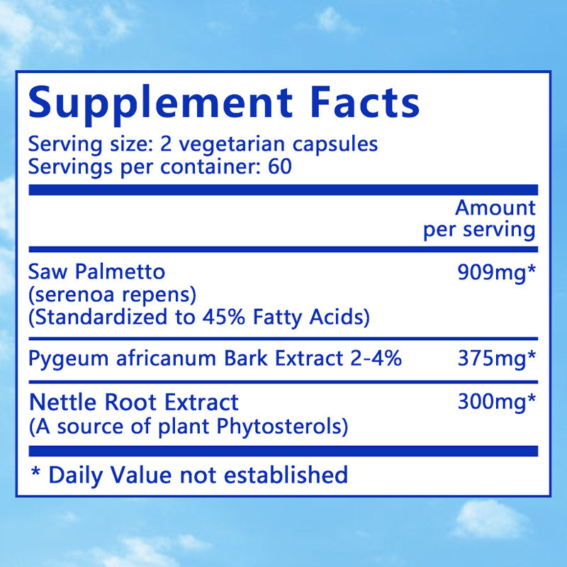Vital Nutrients – Saw Palmetto, Pygeum & Nettle Root – Prostate Health