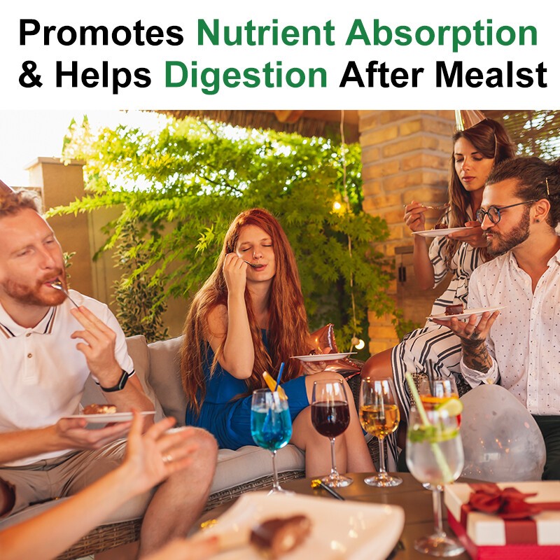 Nature’s Live Digestive Enzymes Capsules 1200mg Digestive Health Supplement