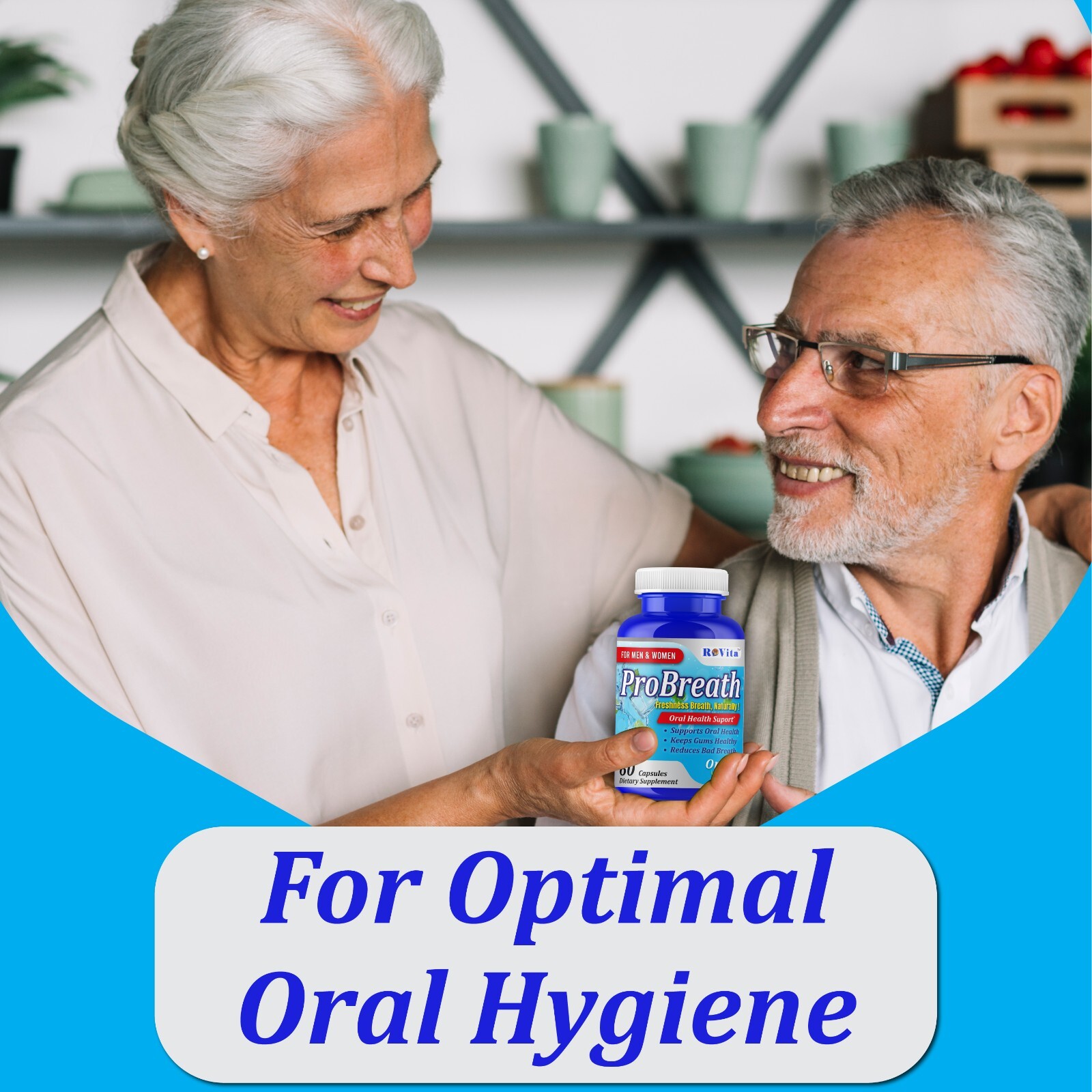 Advanced Oral Probiotics Formula Healthy Teeth and Gums, Fresh Breath Supports
