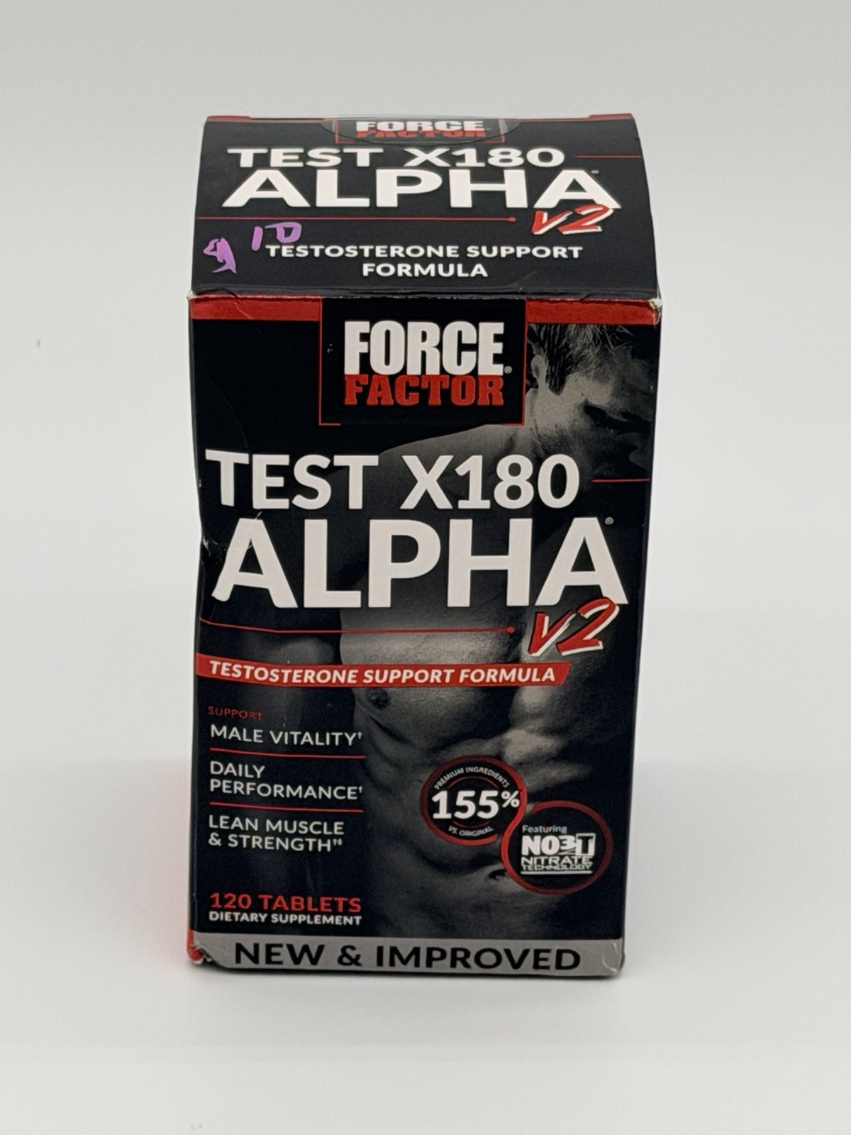 Test X180 Alpha V2 T-Support for Men, T-Supplement to Help Build Strength, Bo…