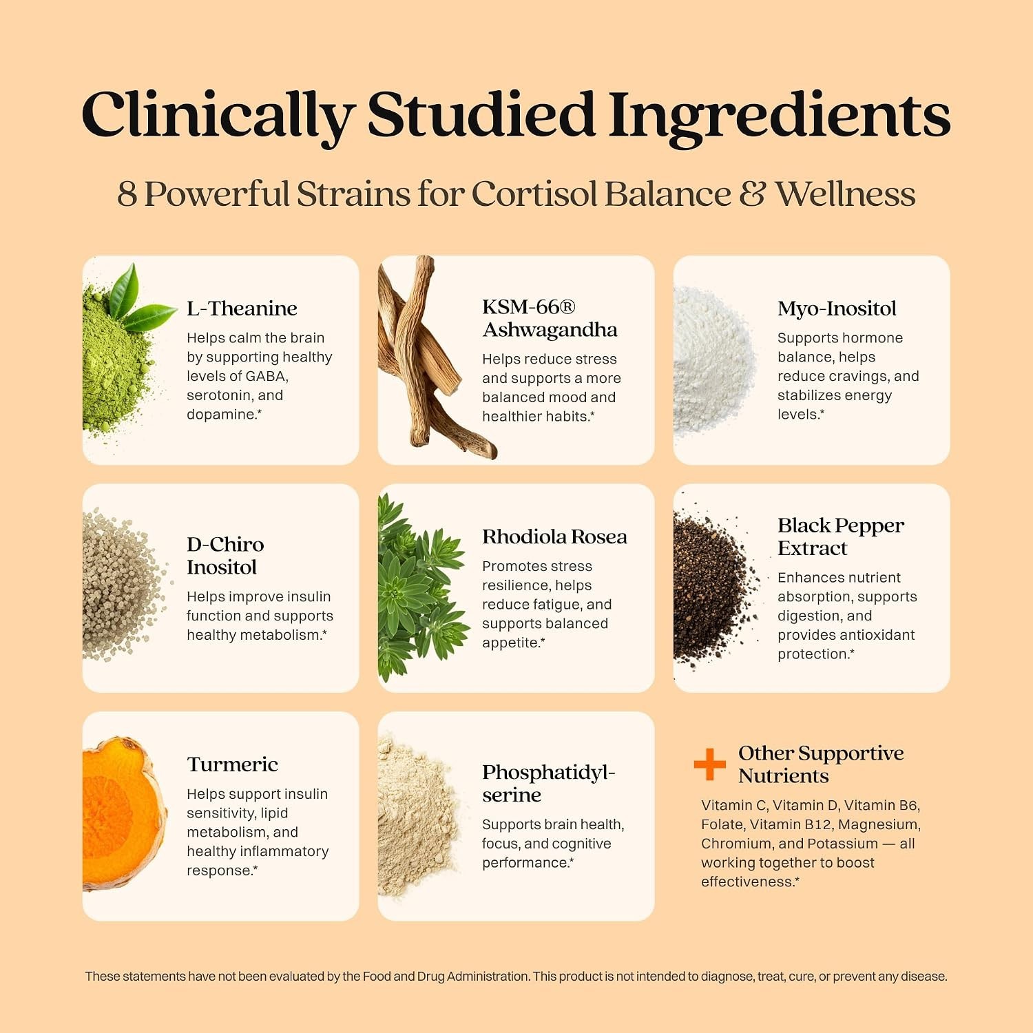 Harmonia Cortisol Cocktail | Cortisol Supplements – Ashwagandha Magnesium 30 Ser