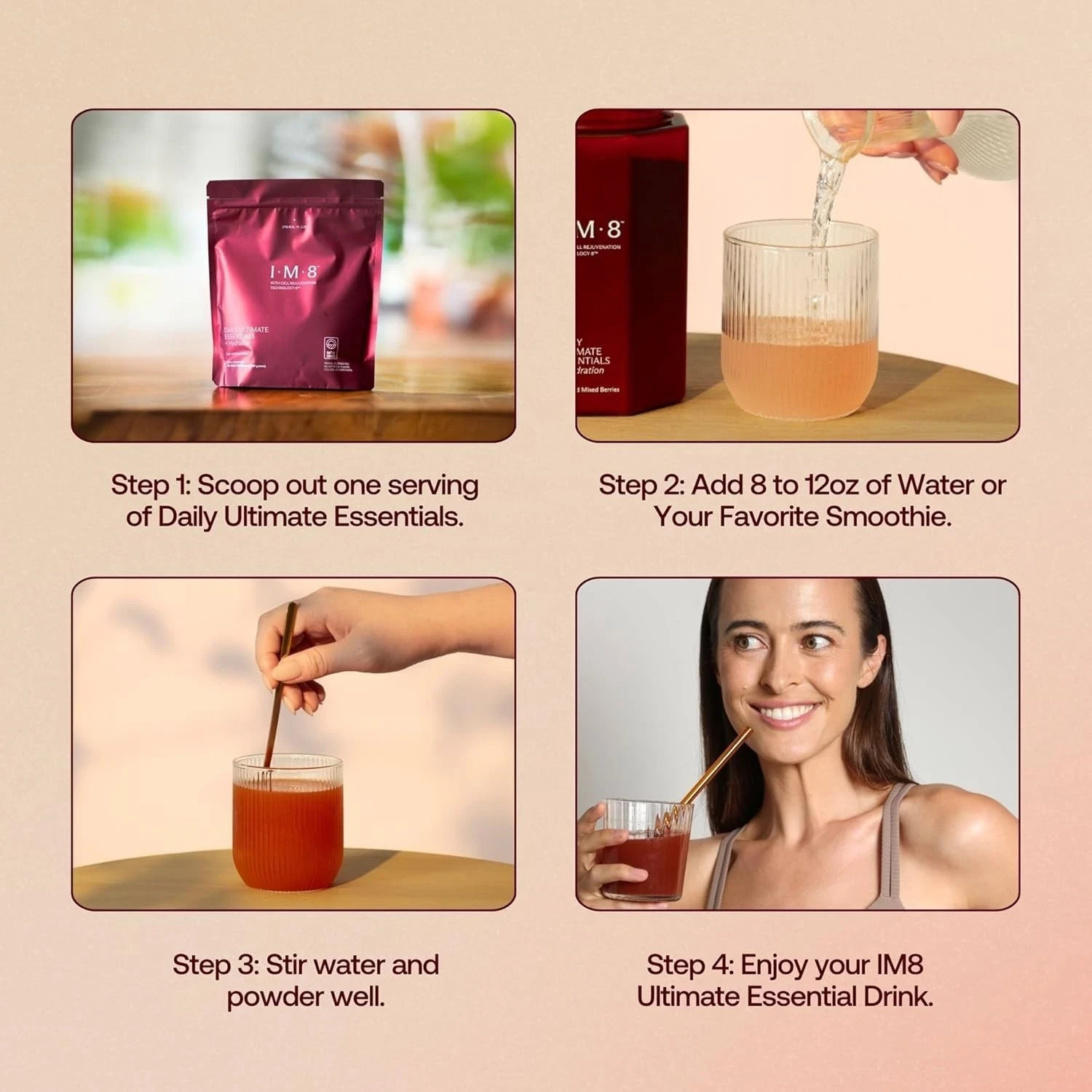 IM8 Daily Ultimate Essentials All-in-One Multivitamin Supplement (30 Servings)