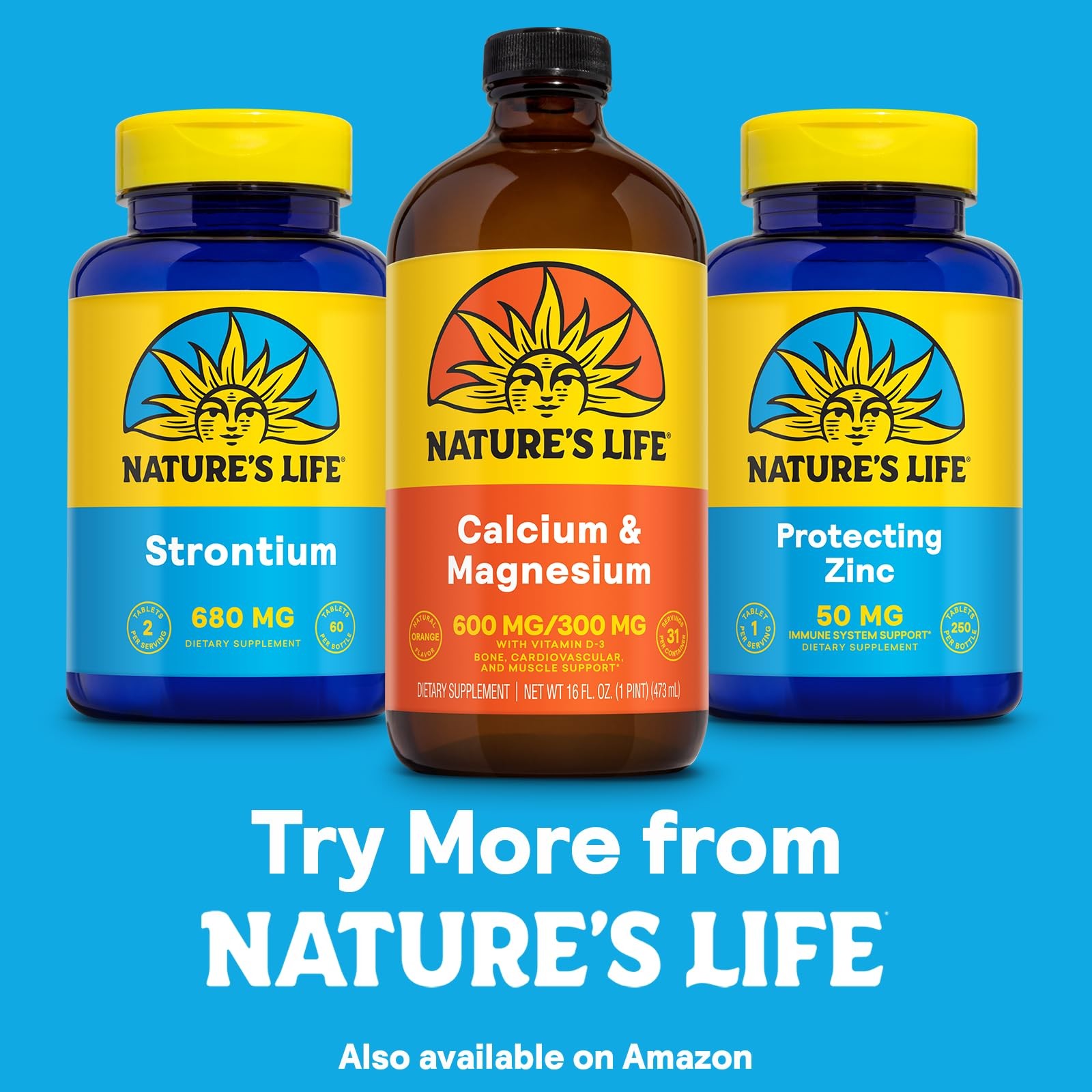 Nature’S Life Natures Life Liquid Calcium Magnesium Supplement Vitamin D 3 –
