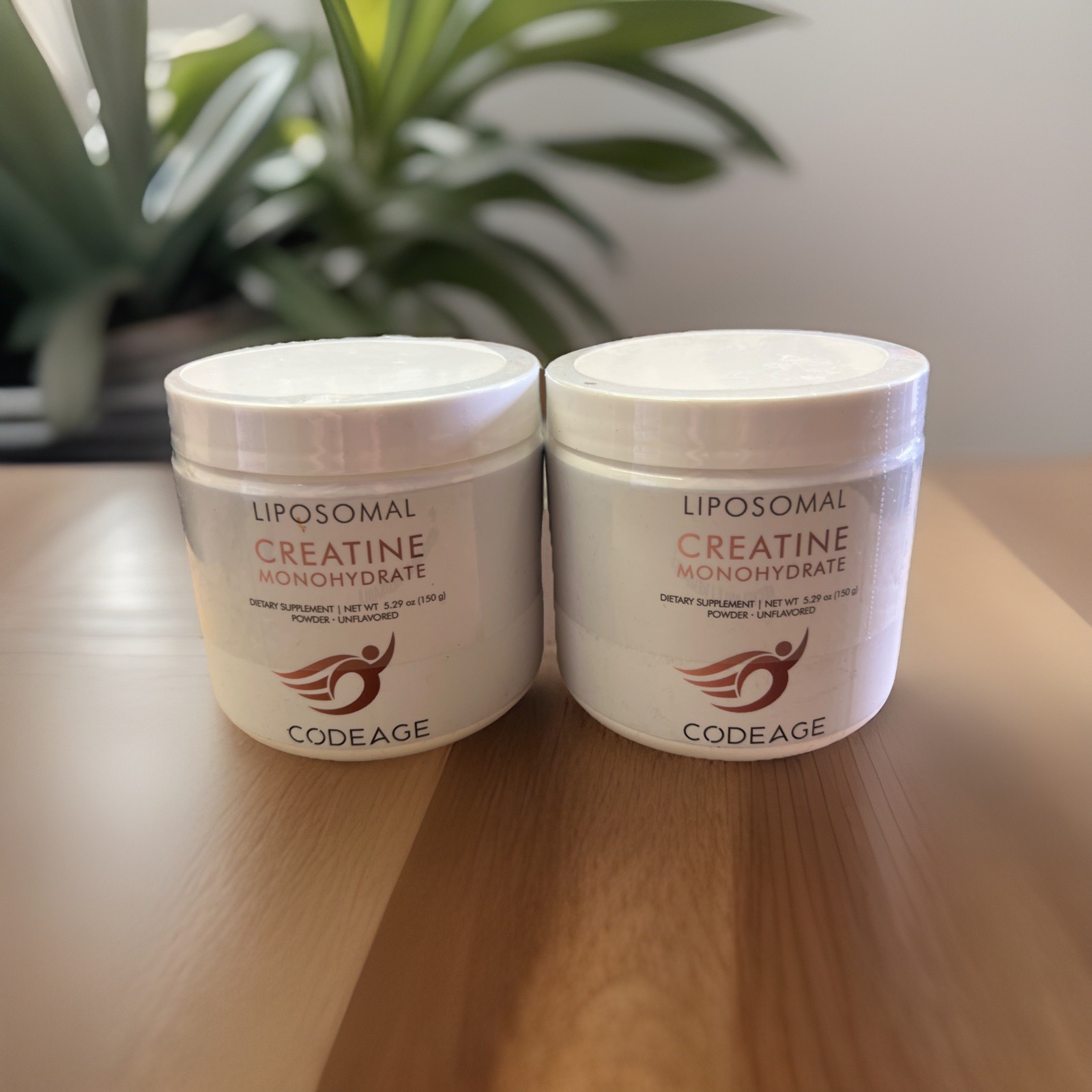 Codeage Liposomal Creatine Monohydrate 5.29oz Unflavored 2 pack
