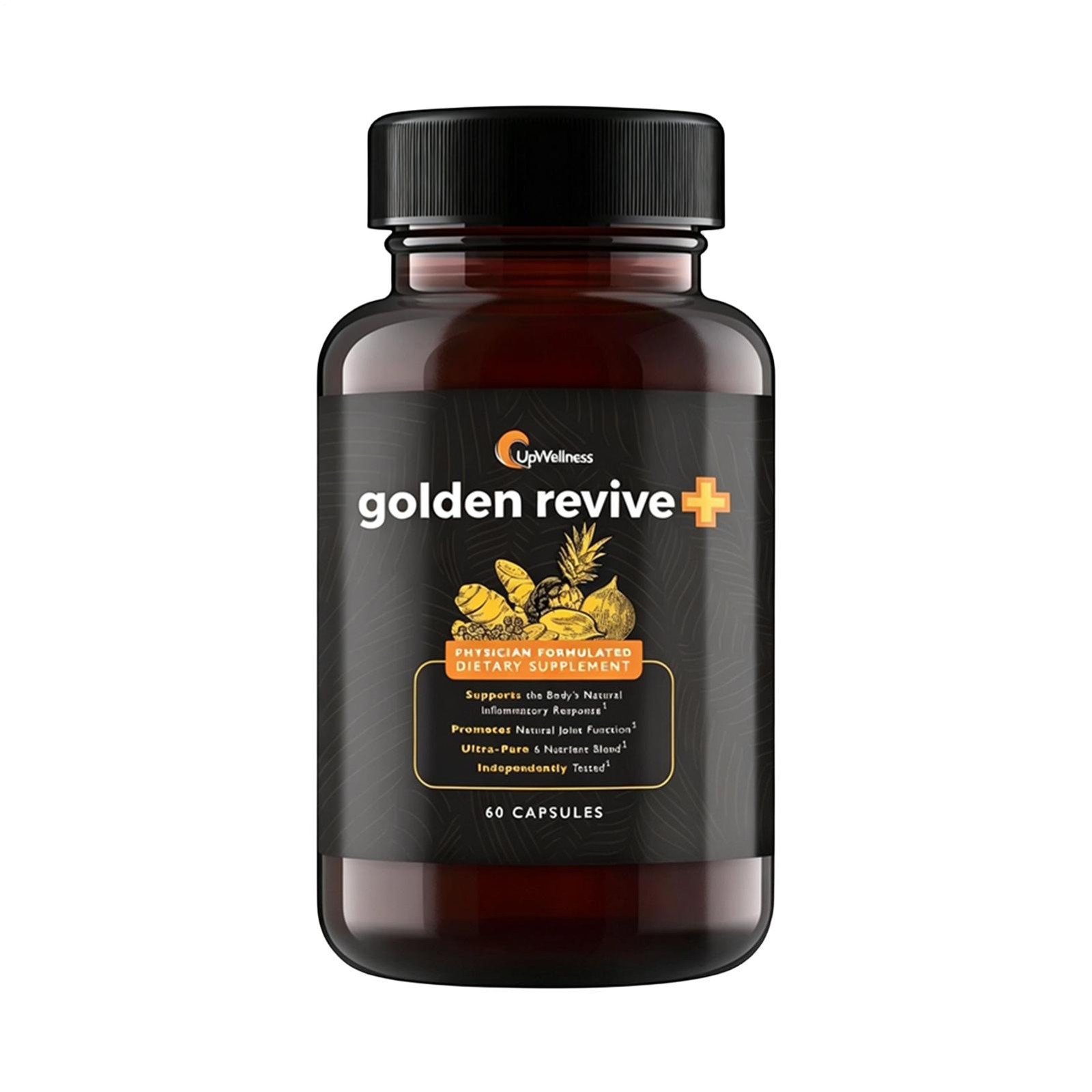 UpWellness Golden Revive+ Joint Support 60ct 1 Month Supply