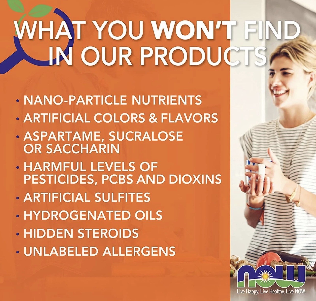 NOW FOODS L-Lysine, Double Strength 1000 mg – 100 Tablets