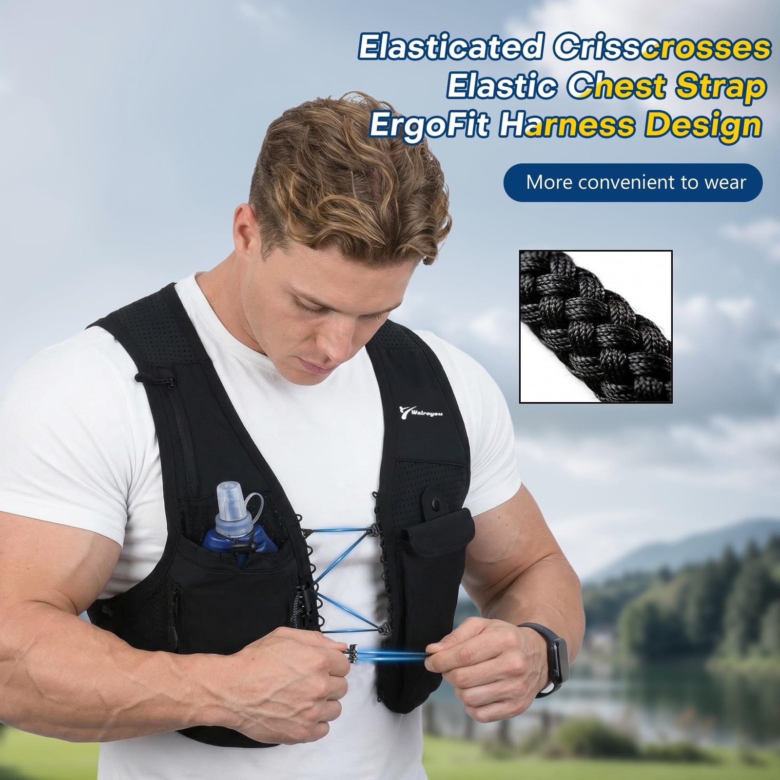 Running Vest for Women Men, Lightweight Hydration Vest for Training Runs | US…