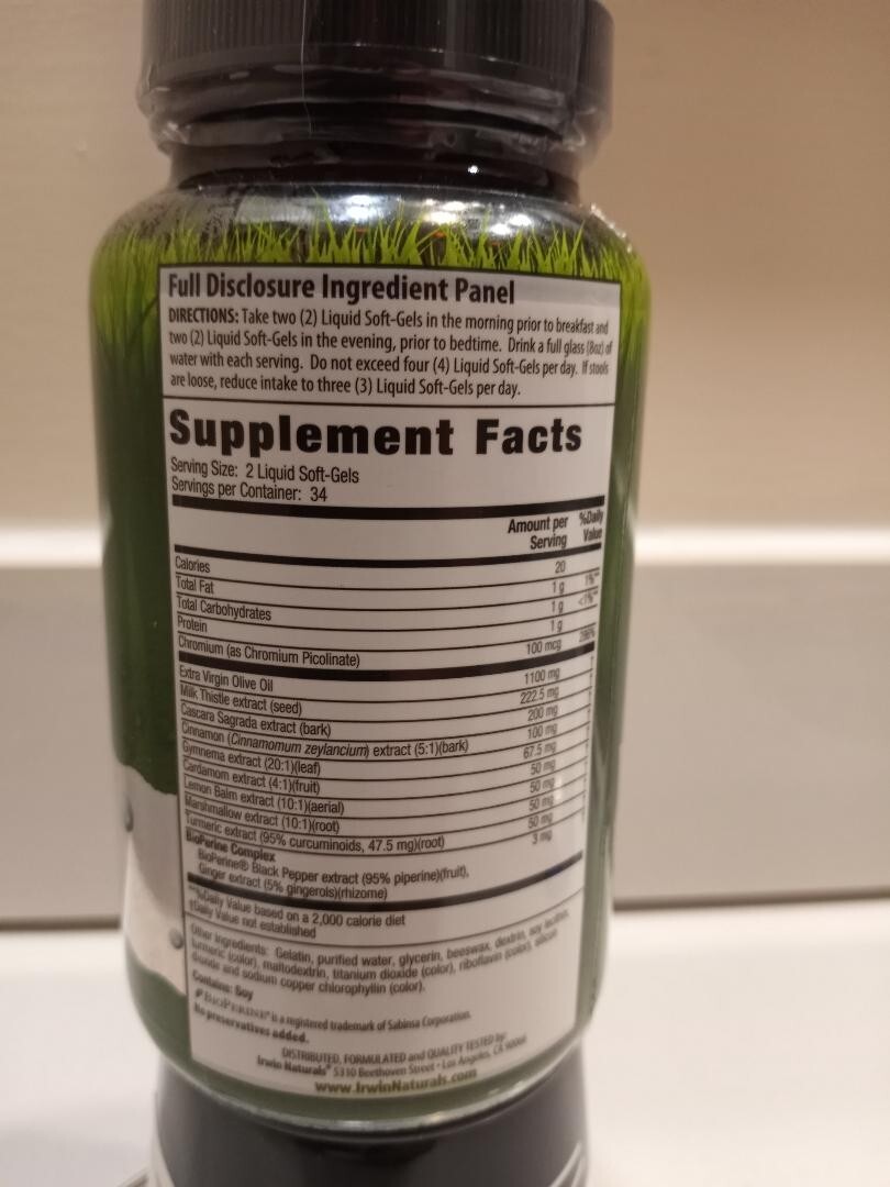Irwin Naturals 2-In-1 Cleanse & Flush Weight/Water-68 Count-Bonus Buy-10/2025!