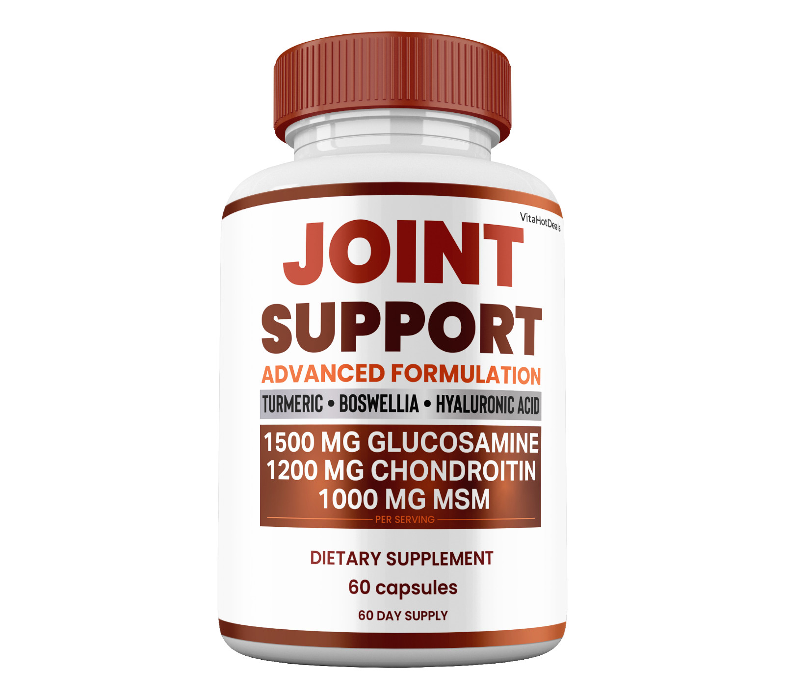 Joint Support Capsules, Max Strength, Joint Support Supplement (1 pack)