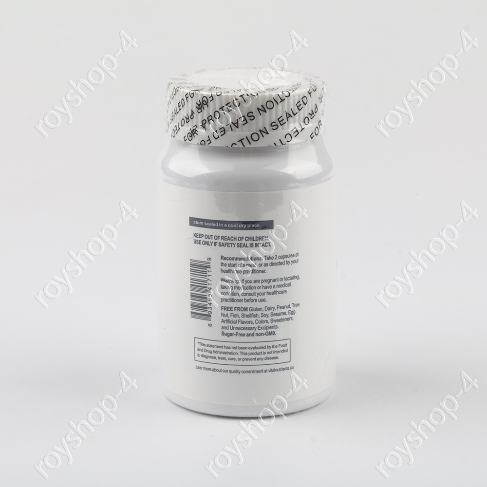 Vital Nutrients Pancreatic Enzymes 1000Mg (Full Strength) | 90 Capsules （5 pack）