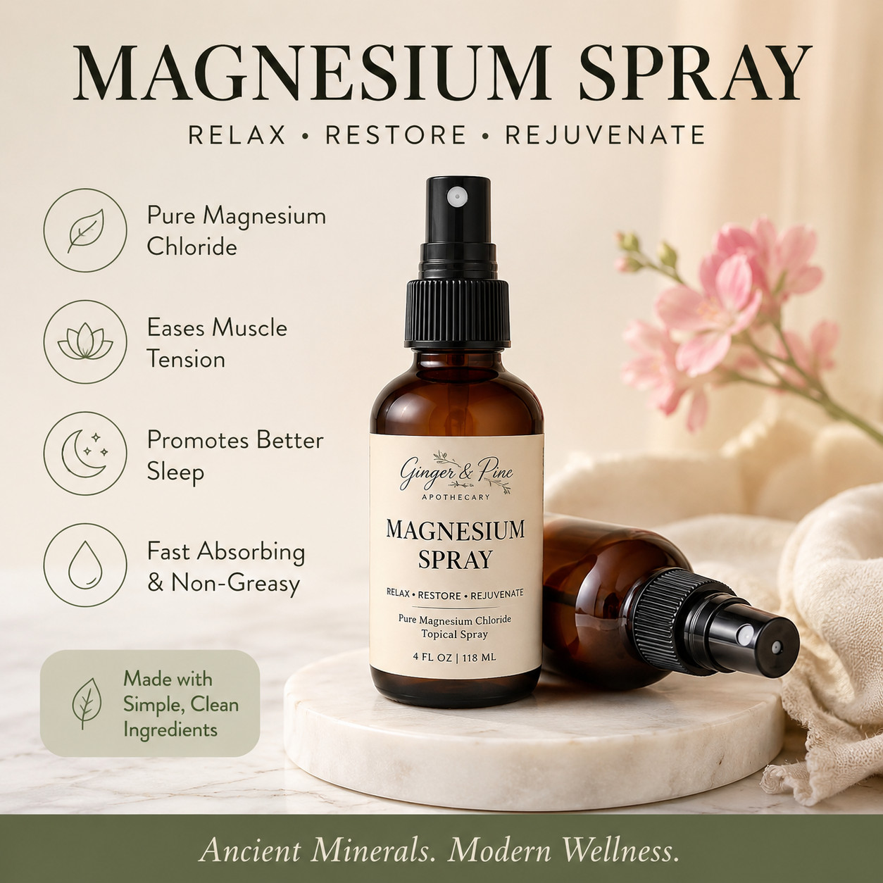 Magnesium Spray | For Muscle Recovery & Relaxation