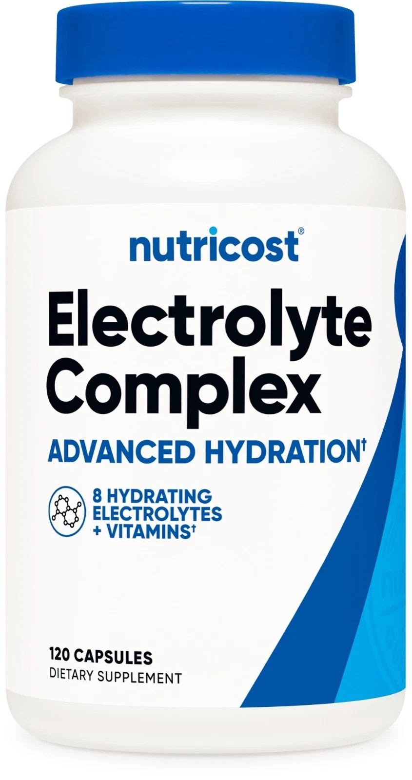 Nutricost Electrolyte Complex (Advanced Hydration) 120caps GF – EXP 07/2028