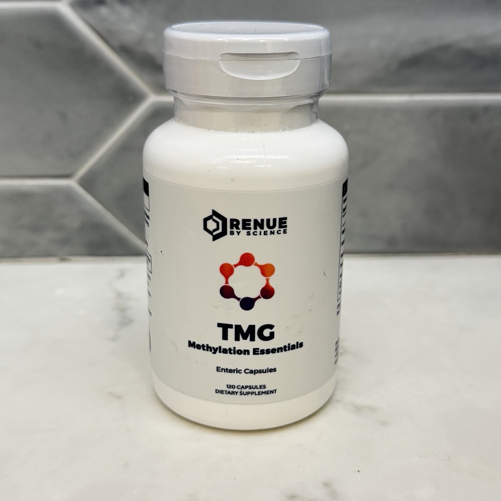 Renue By Science TMG Methylation Essentials/ 120 Caps/ Sealed Exp 5/28