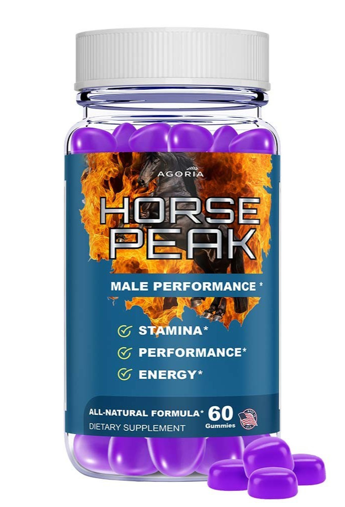 (1 Pack) Horsepeak Gummies for Men, Horse Peak Stamina & Energy Male Gummies