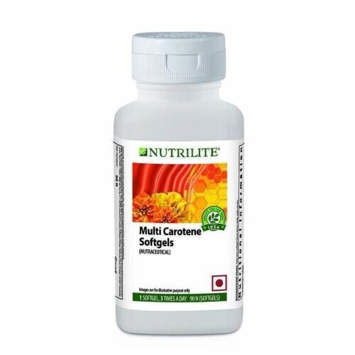 Amway Nutrilite MultiCarotene 90 Softgels For Skin, Hair & Eyes + Free Shipping