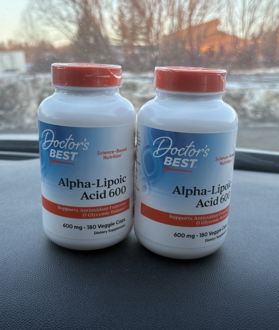 2X Doctor’s Best, Best Alpha Lipoic Acid 600 mg 180 (360) Veggie Capsules 10/26