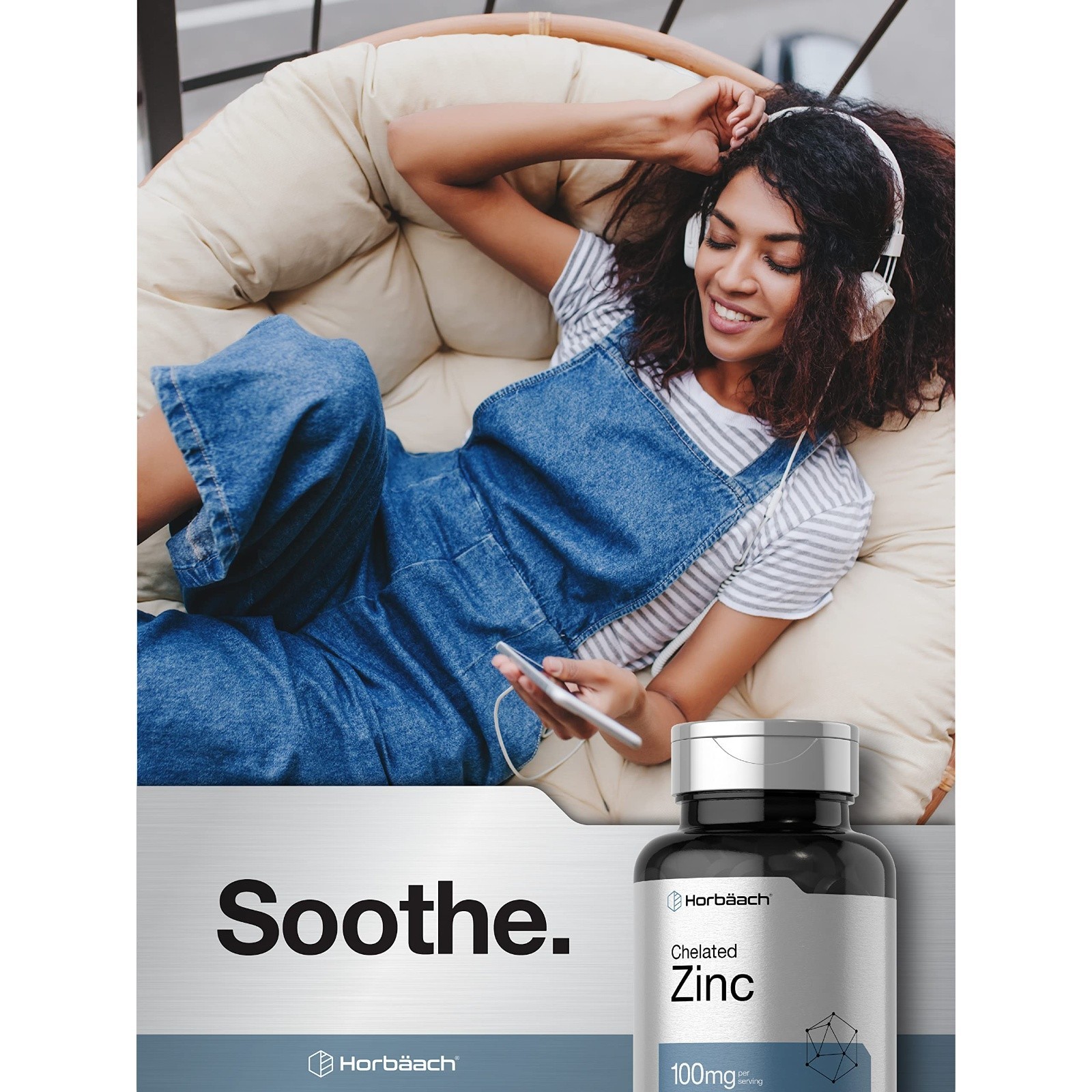 Chelated Zinc Supplement 100mg | 250 Tablets