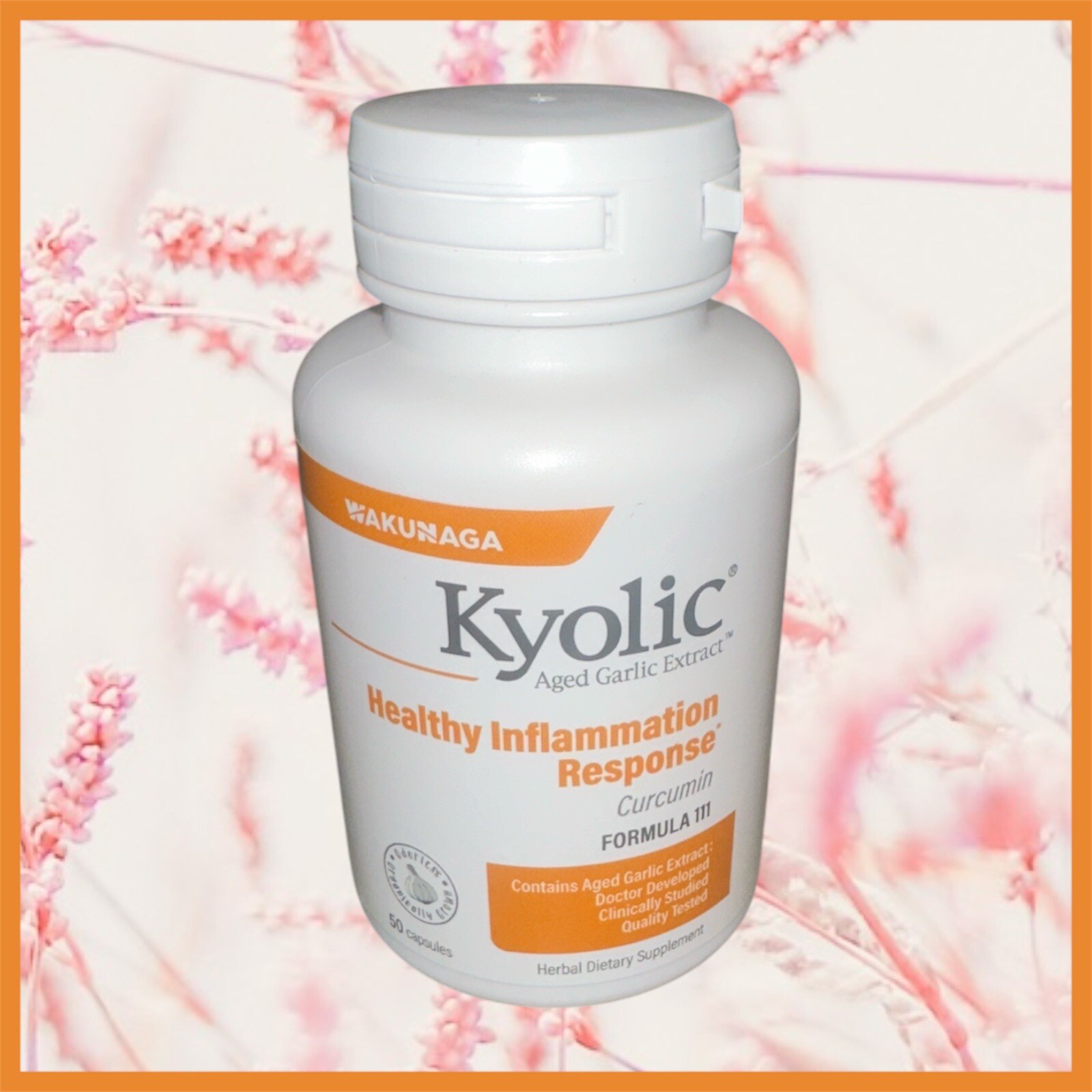 KYOLIC-Aged Garlic Extract-Curcumin-FORMULA111-50Caps.NEW!!!