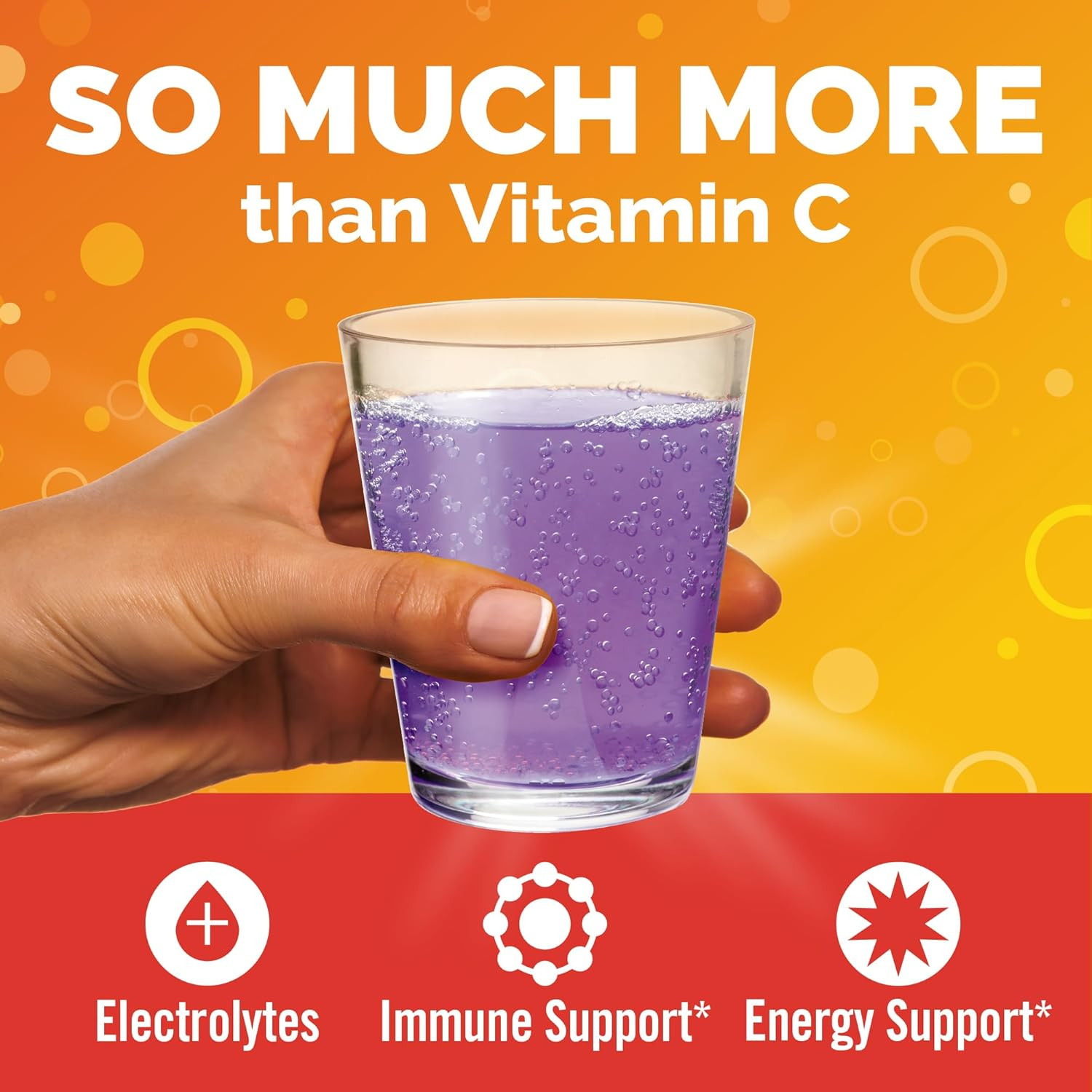Elderberry Fizzy Drink Mix, Elderberry Immune Support, Natural Flavors, with Hig