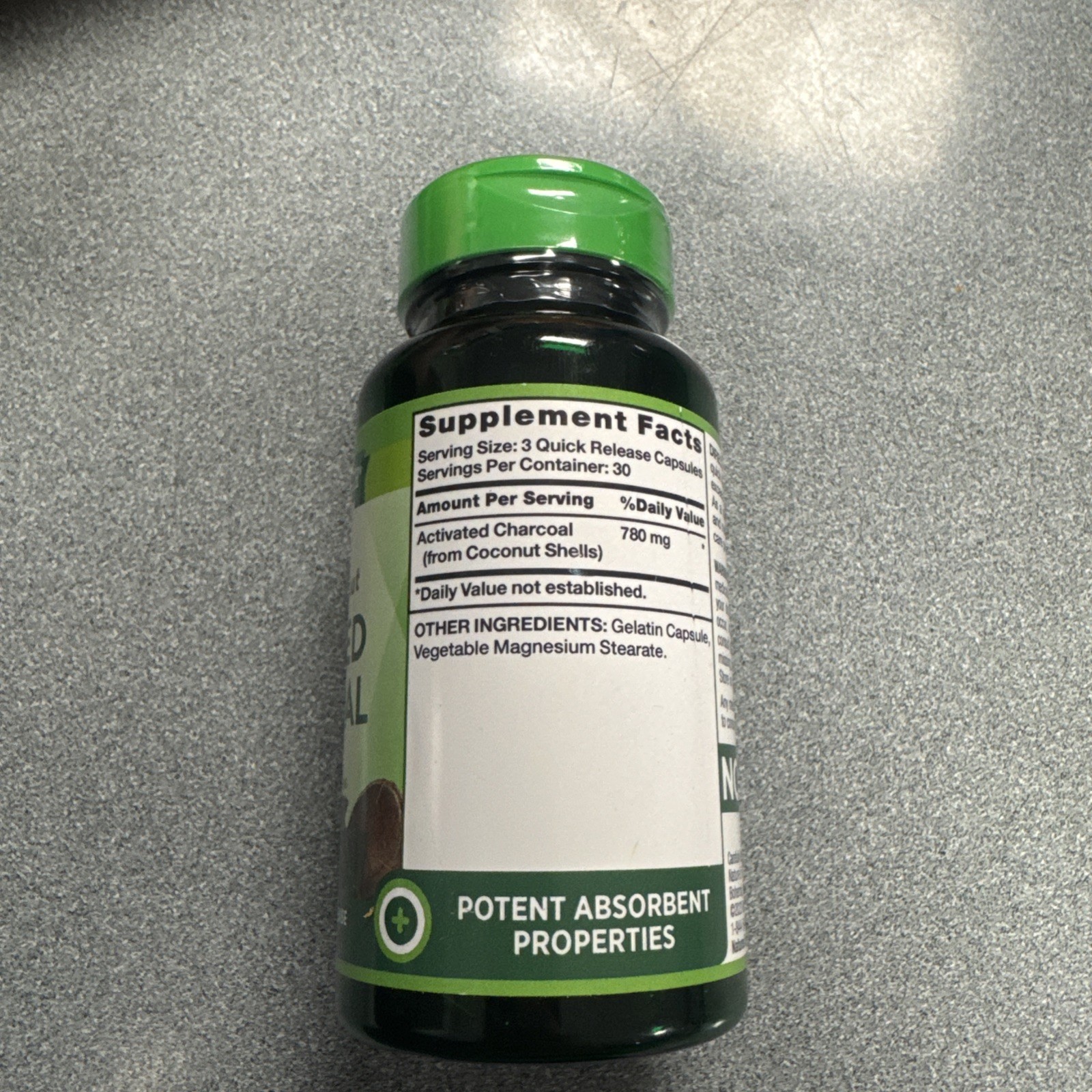 Activated Charcoal Capsules 780mg | 90 Count | by Nature’s Truth Exp 04/2028
