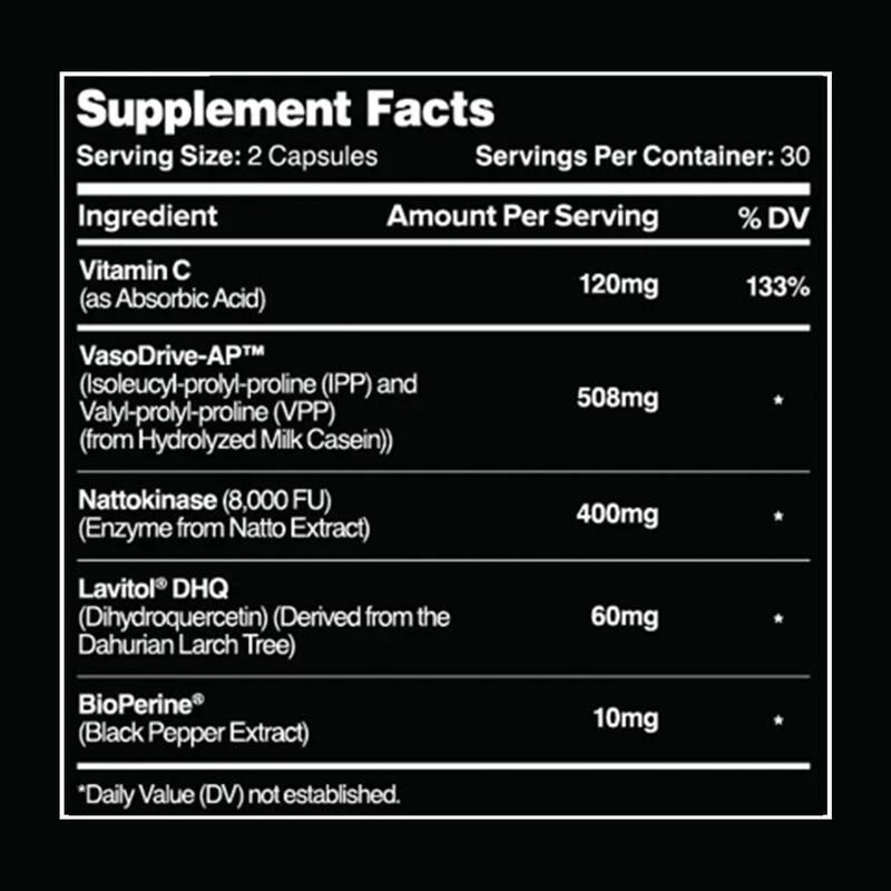 3pcs Leviathan Nutrition Hemo Flow Supplement with Nattokinase for Nitric Oxide