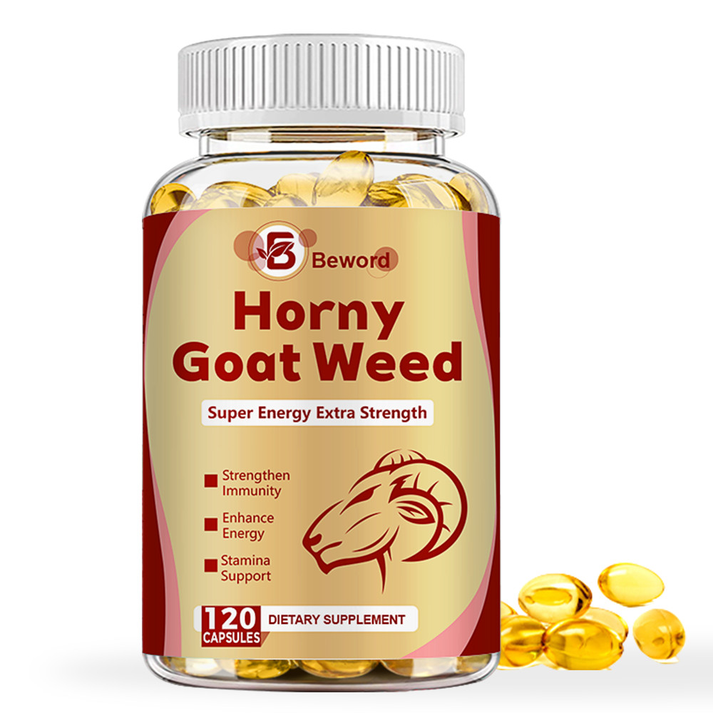 STRENGTH Horny Goat Weed Extract W/ Maca Root Powder, Saw Palmetto, L-Arginine