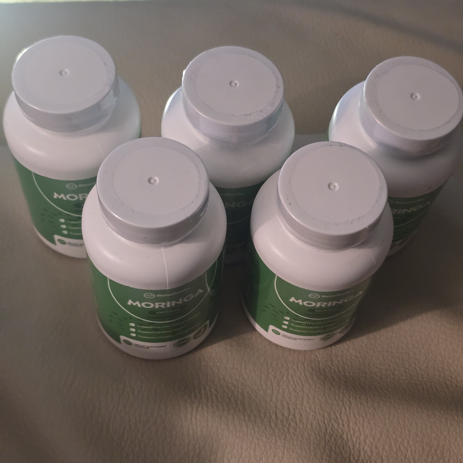 Rosabella Moringa 100% Pure, PEAK Potency, 60 Softgels Lot Of 5 Exp 12/2027
