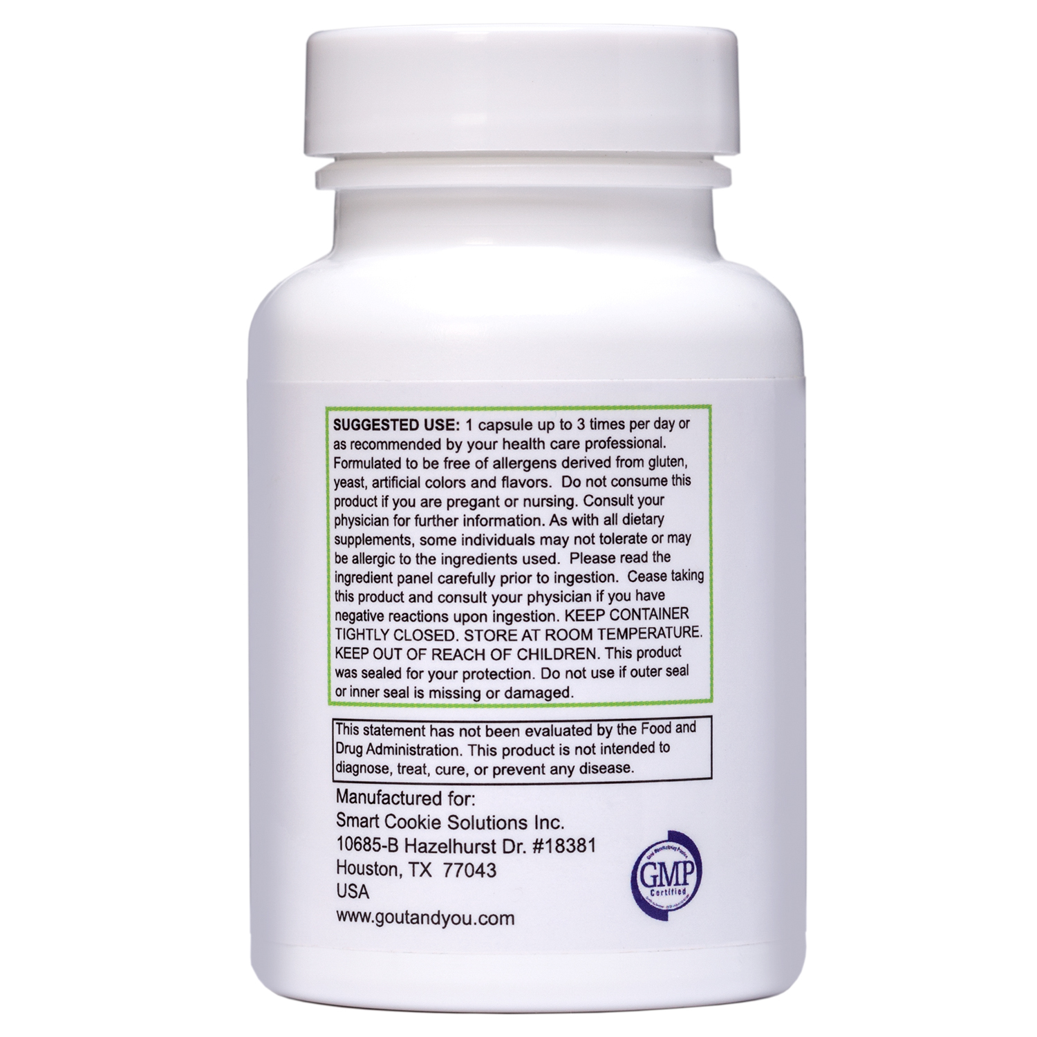NutriGout Uric Acid Lowering and Gout Supplement from GoutandYou.com