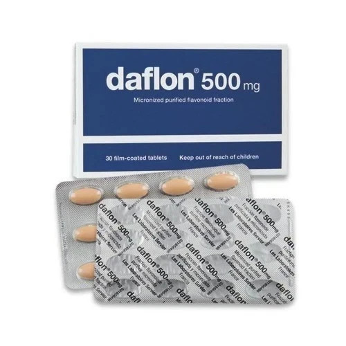 Daflon 500mg Tablets 30 Count – Plant-Based Flavonoid Supplement