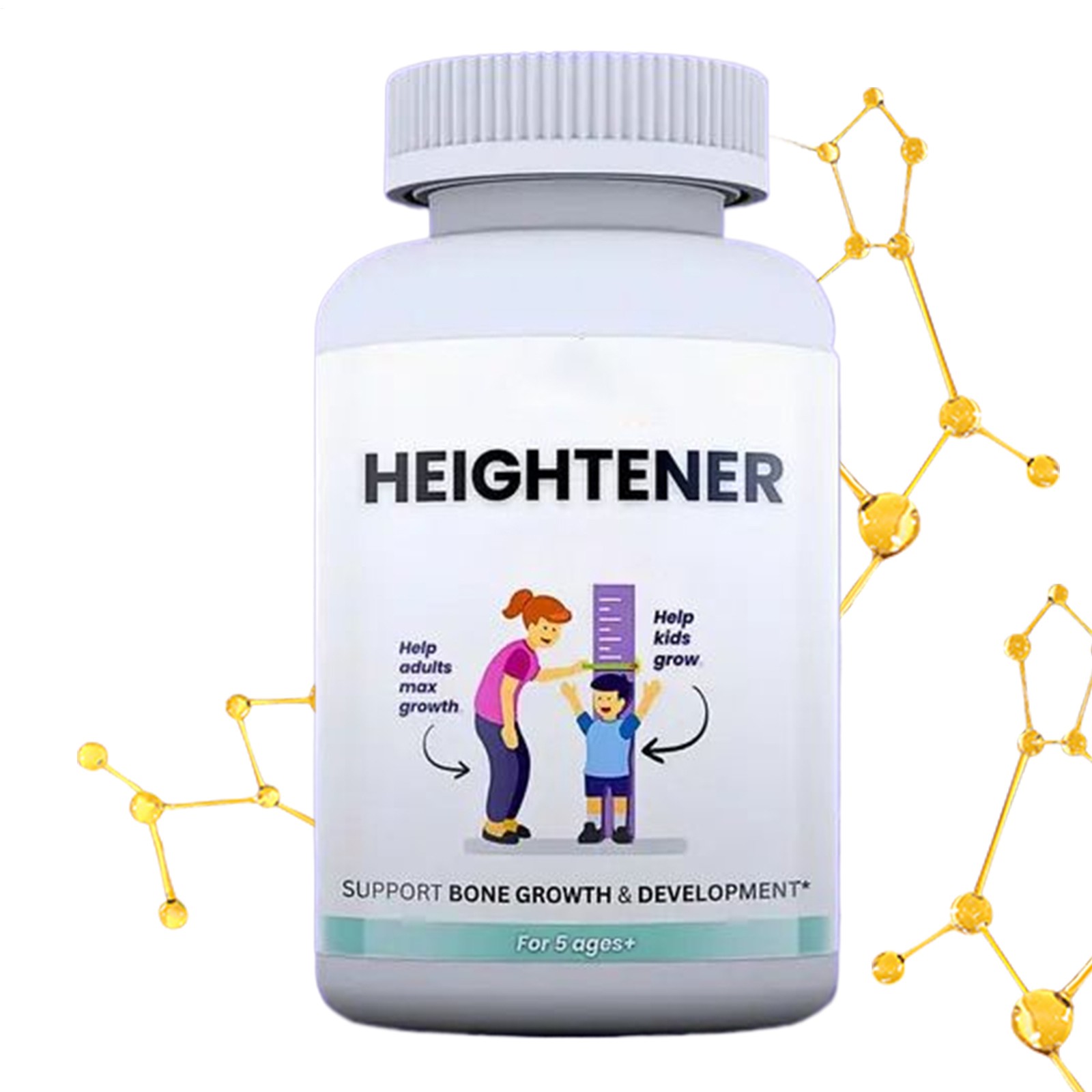 Natural Height Growth Supplement for Kids, Teens and Adults Support Bone Growth