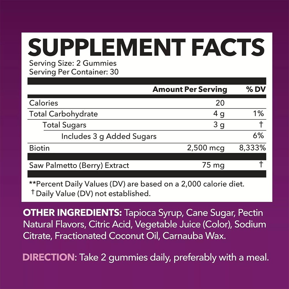 Extra Strength Saw Palmetto for Women – DHT Blocker for Women 30-Day 60ct