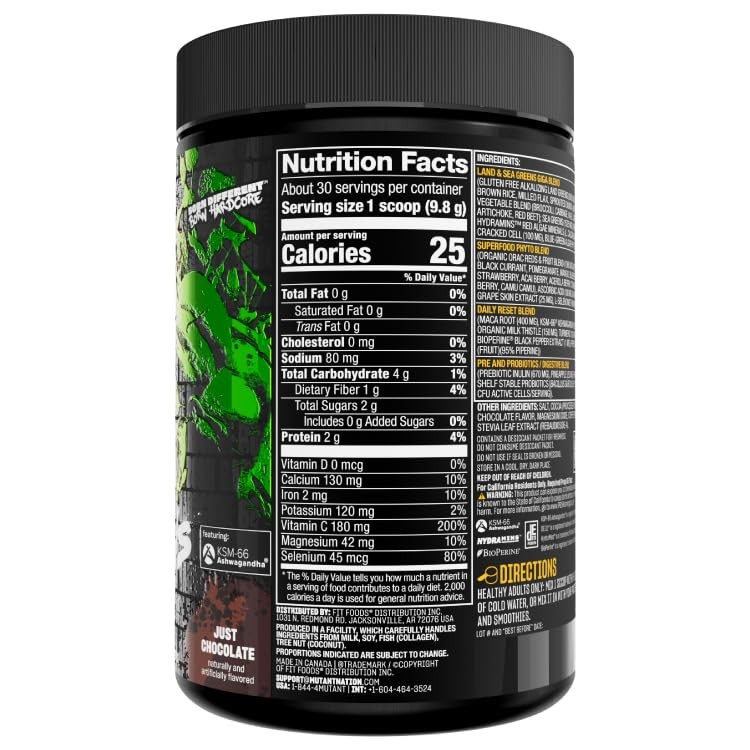 Mutant Big Greens | Green Supplement | Over 40 superfoods Land & Sea Greens –…