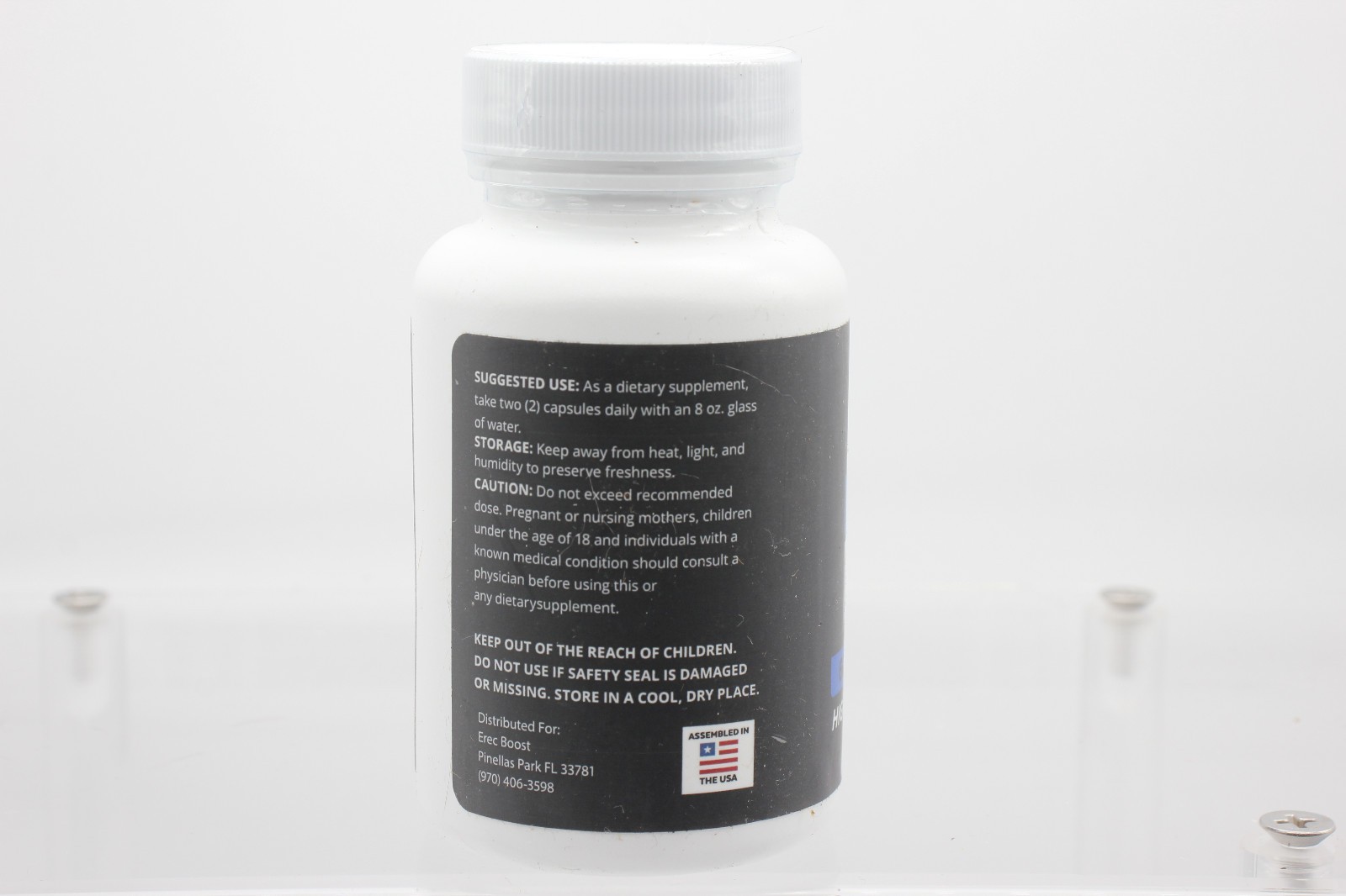 Iron Boost 3 PC Male Testosterone Support Mens Supplement; 180 Capsules (60X3)