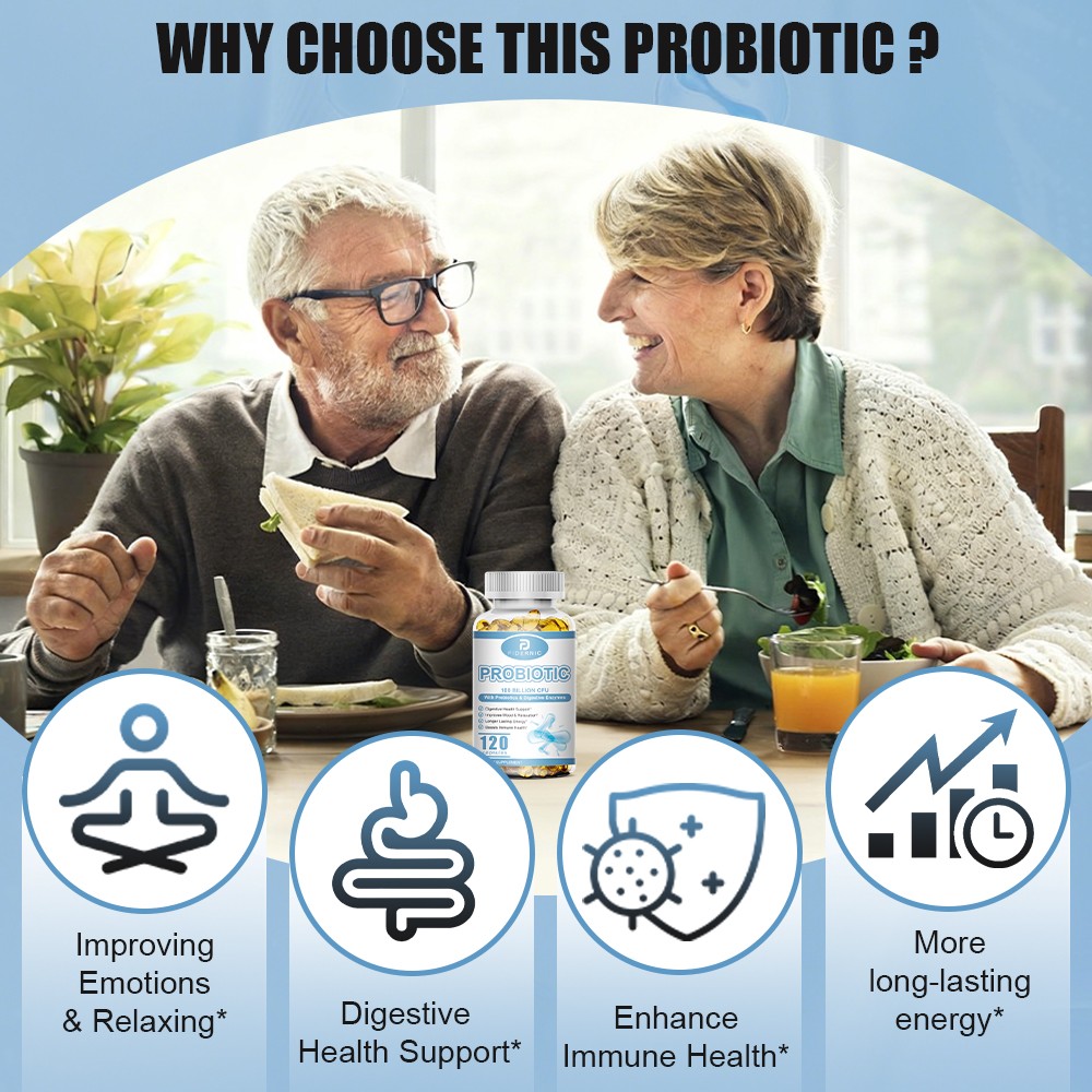 Probiotics 100 Billion CFU 120ct Digestive Gut Health Immune Support